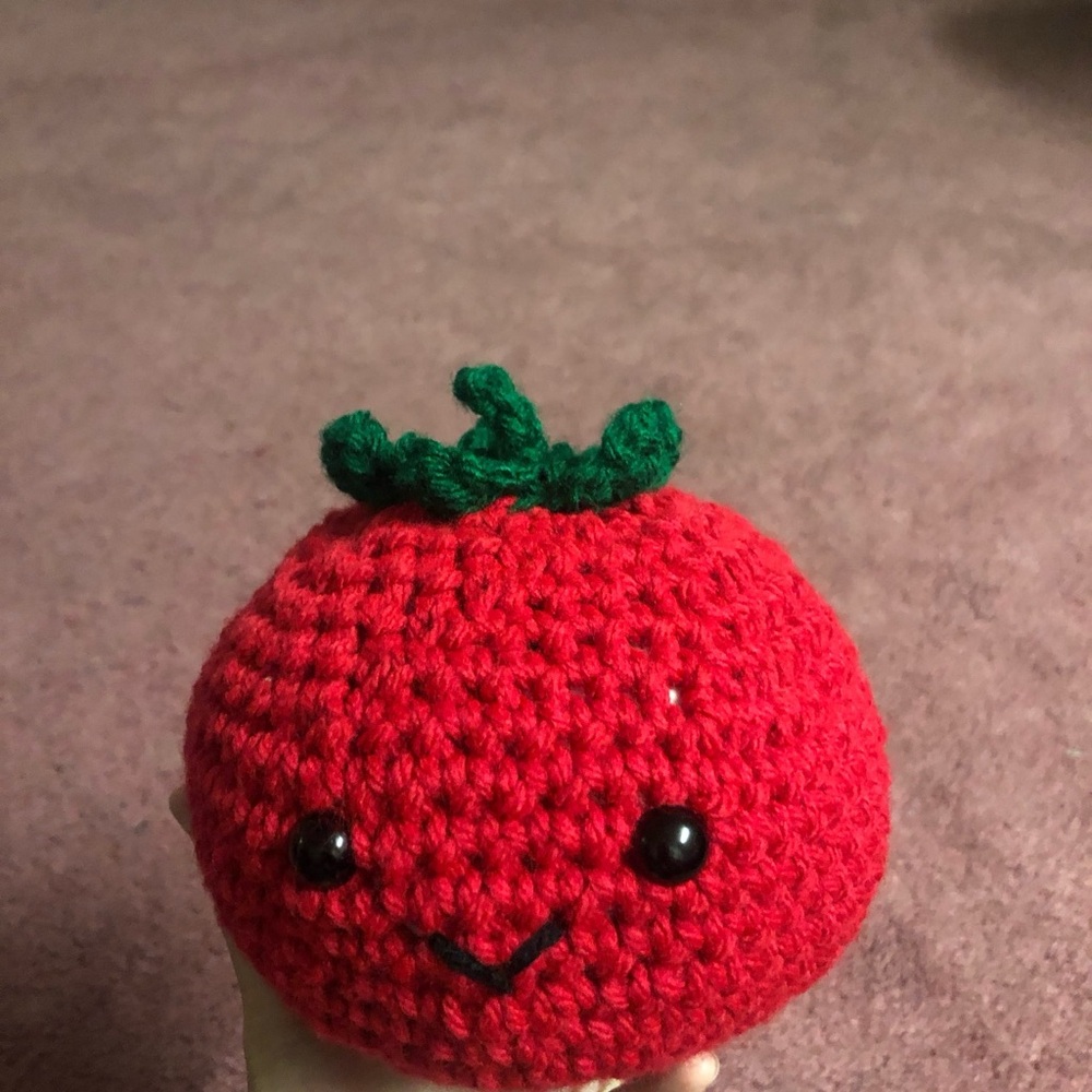 Handmade Crochet Tomato Plush